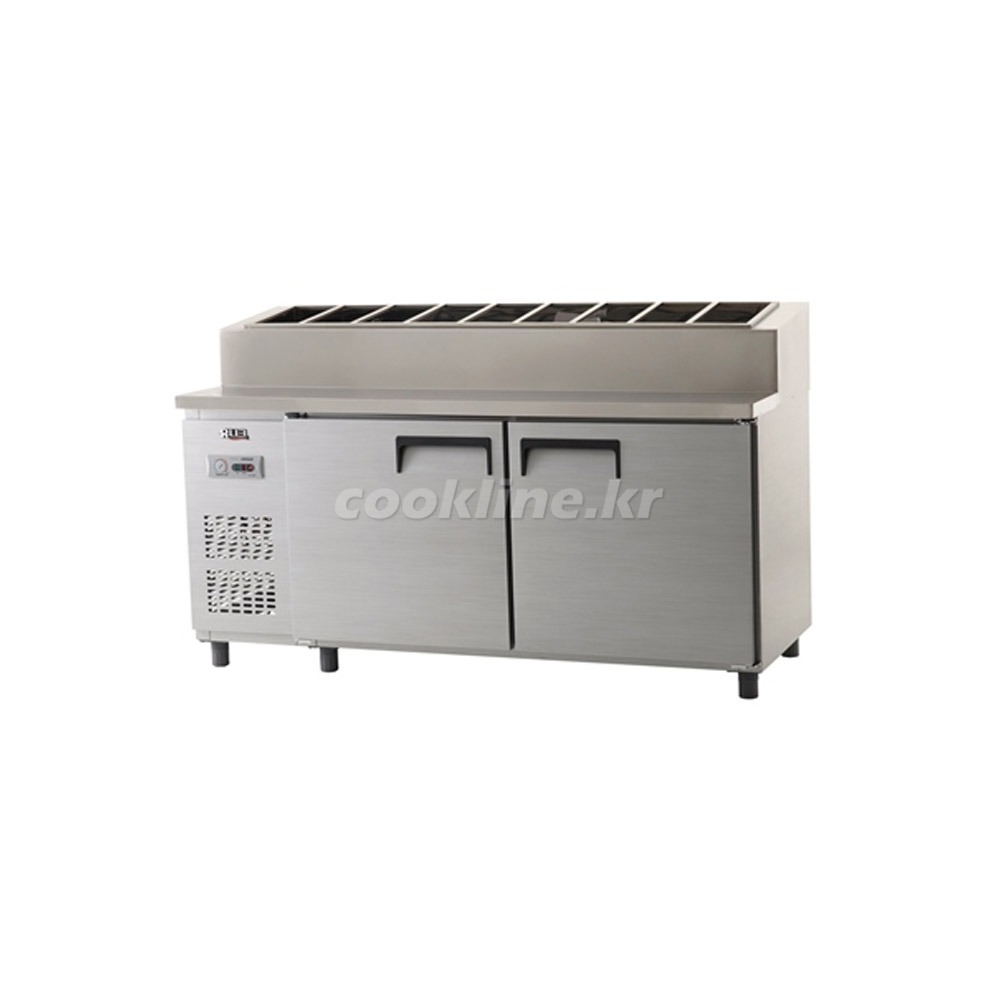 유니크대성 토핑테이블 냉장고 1800 [아날로그/디지털|메탈/스텐 선택가능] 토핑냉장고 업소용냉장고 UDS-18RPAR 18RPDR