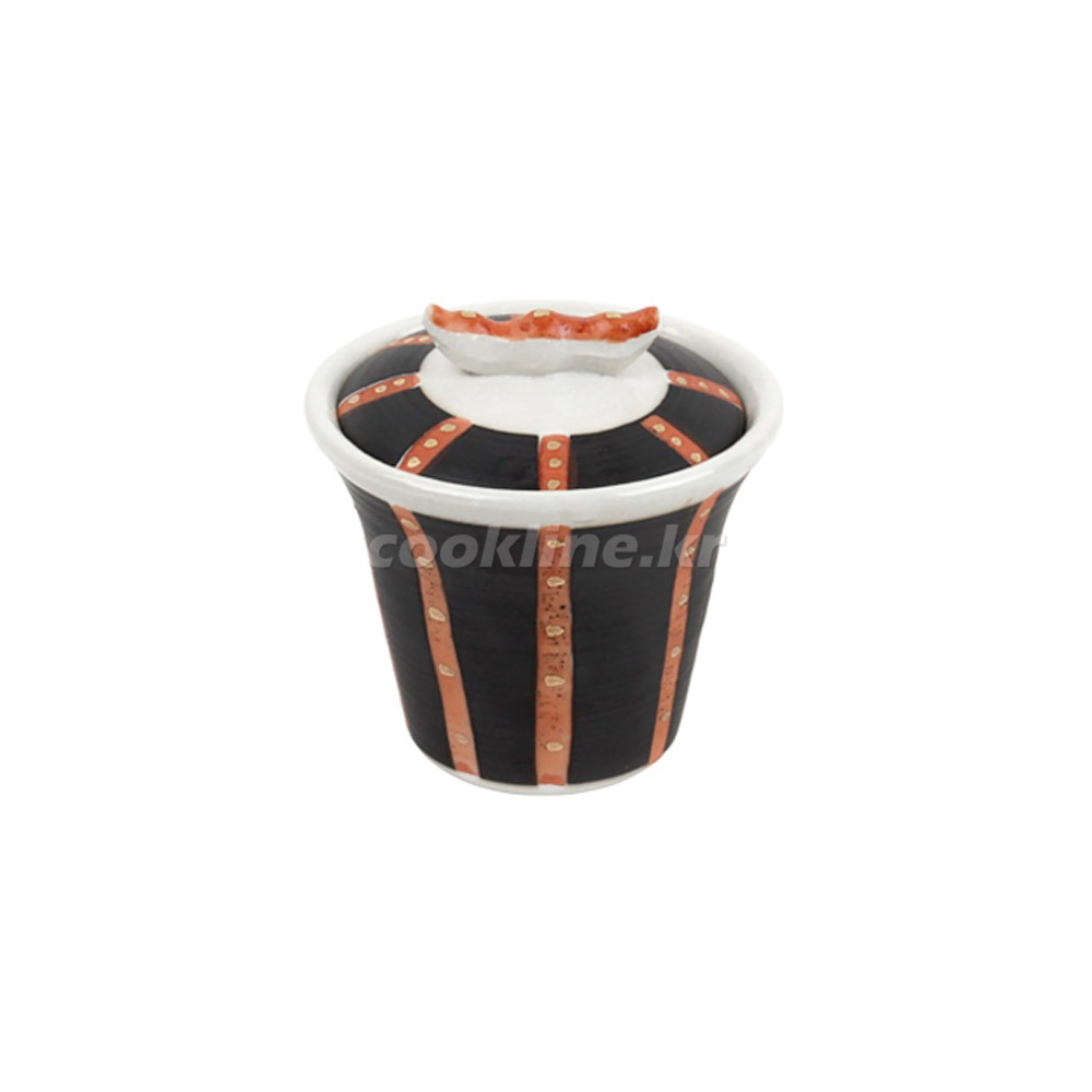 일제 재팬-65 레드블 뚜껑컵 지름93×H92 일식물컵 도자기물컵 도자기컵 업소용물컵