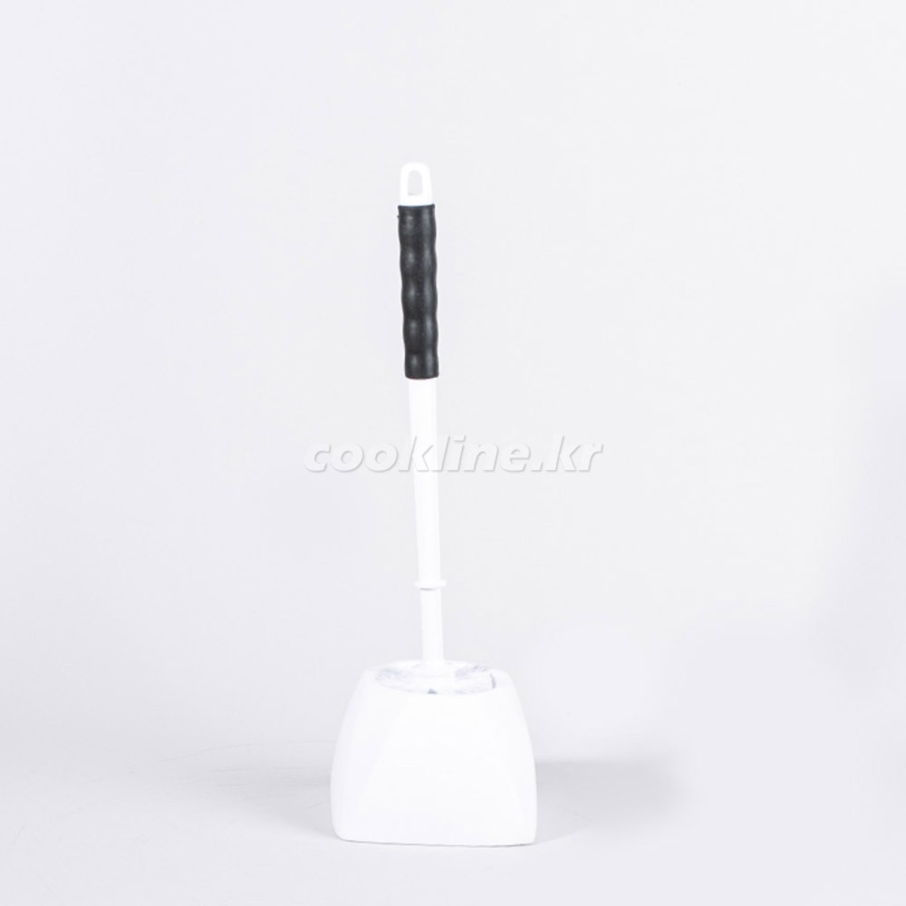 트러스트 변기솔42cm(흰색) 변기솔거치대(흰색) 개별선택가능 청소솔 바닥솔 청소도구 청소용품 6793WH
