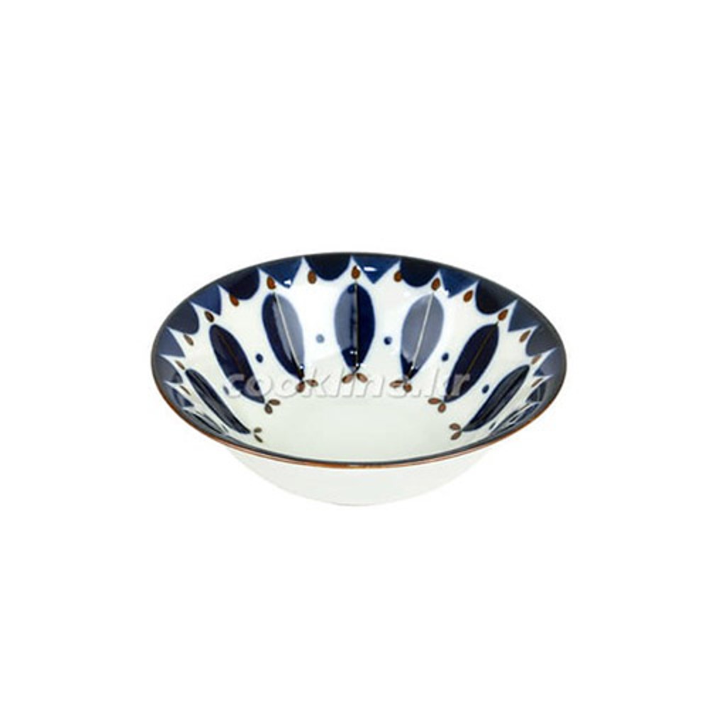 일제 팬시-42 파란잎 탕기 ø145x46mm 원형그릇 탕그릇 국그릇 도자기그릇