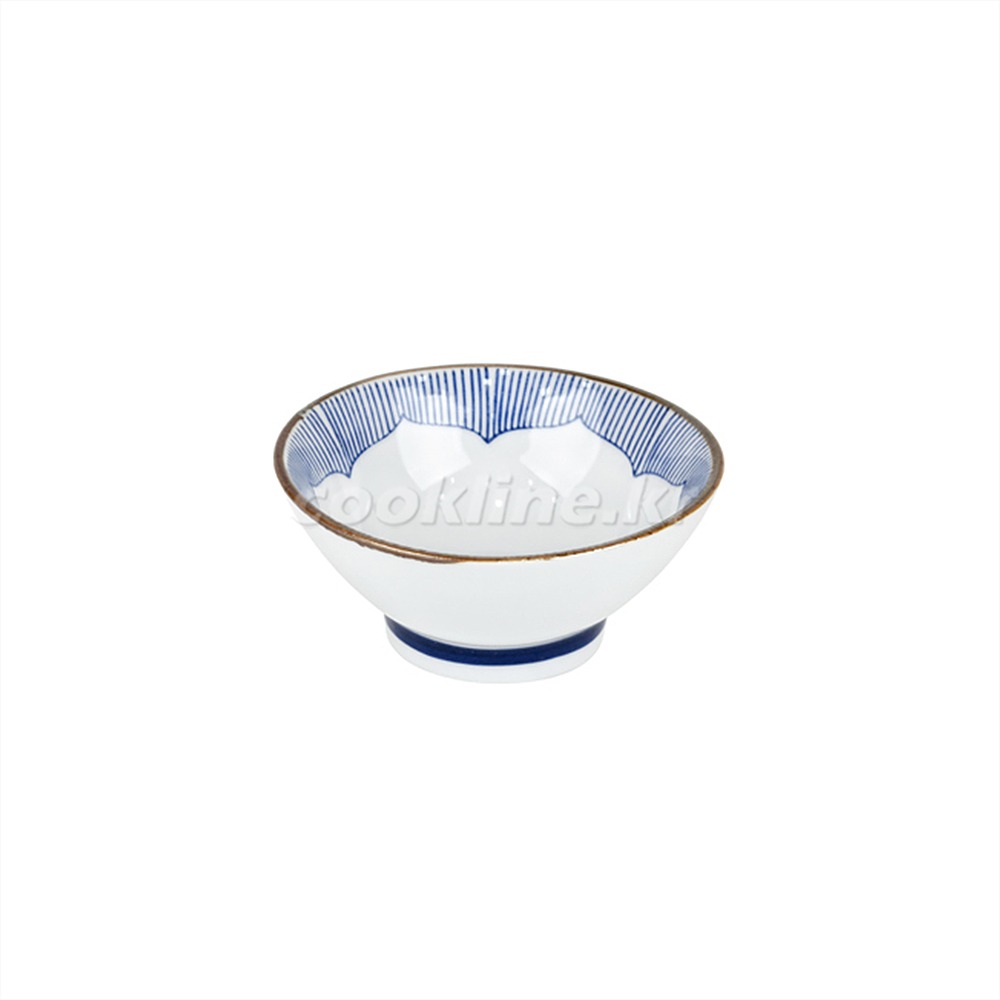 하이토-53 줄꽃잎 공기 지름118×H54 [최소구매 5개] 밥그릇 도자기공기 다용도그릇 도자기그릇